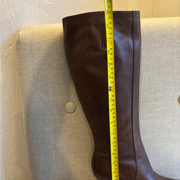 Cole Haan “Chrystie” High Heel Leather Knee Boots Women’s 8B Brown - Picture 9 of 15